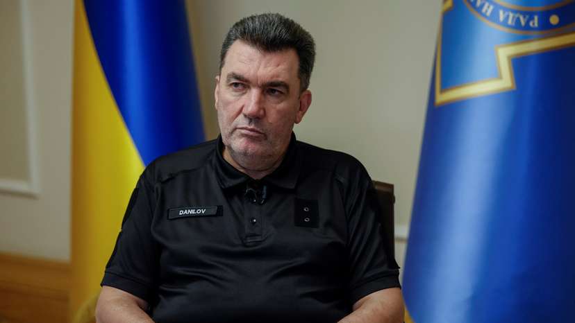 Secretary of Ukraine's National Security and Defence Council Danilov attends an interview with Reuters in Kyiv