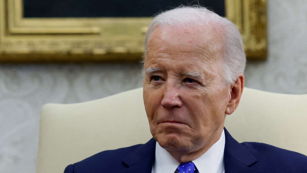 U.S. President Joe Biden and German Chancellor Olaf Scholz meet in Washington