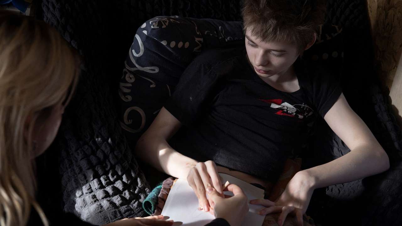 Ukraine's volunteer services provide lifeline for children with disabilities near the frontline