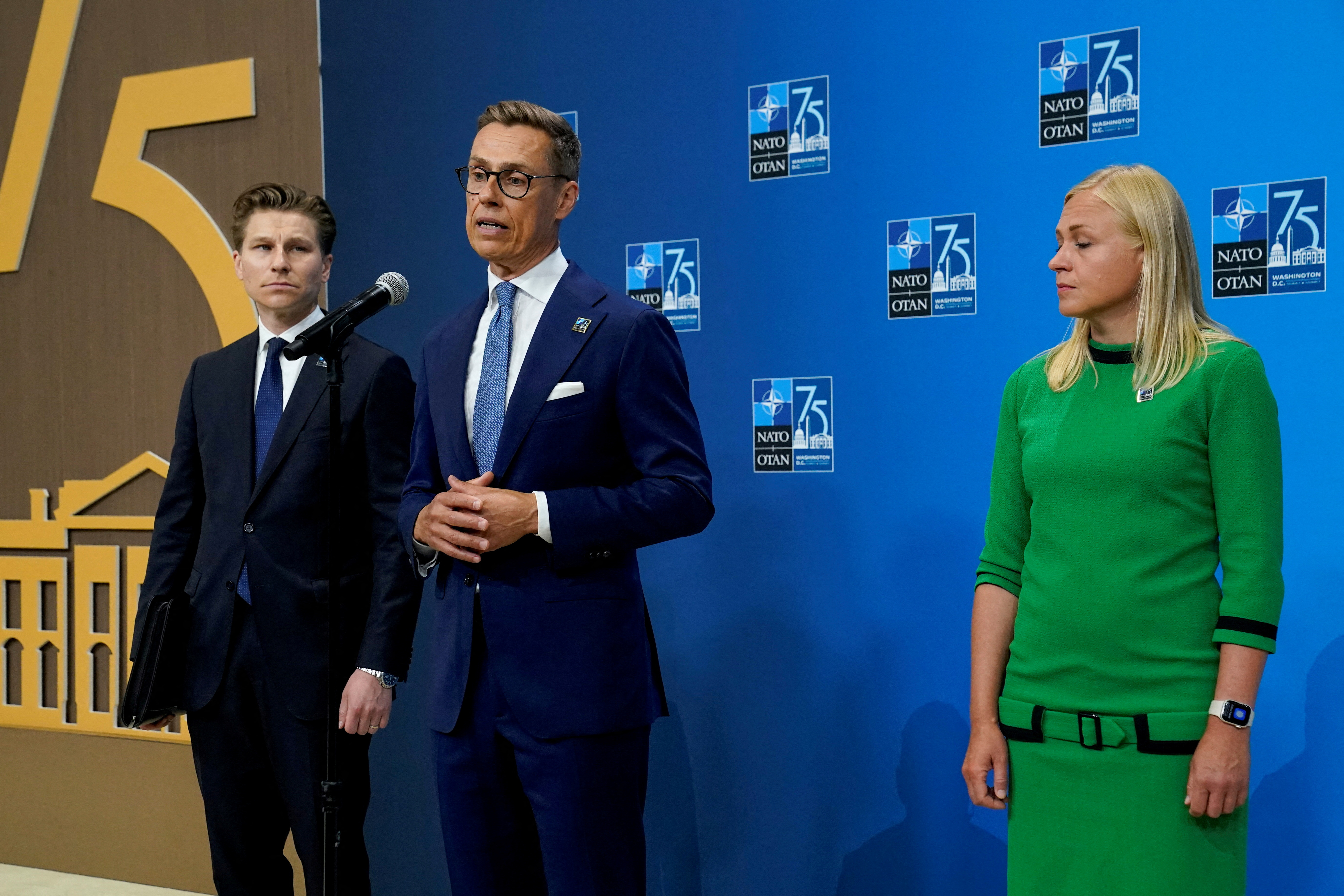 FILE PHOTO: NATO's 75th anniversary summit, in Washington
