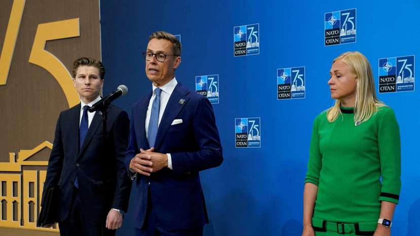 FILE PHOTO: NATO's 75th anniversary summit, in Washington