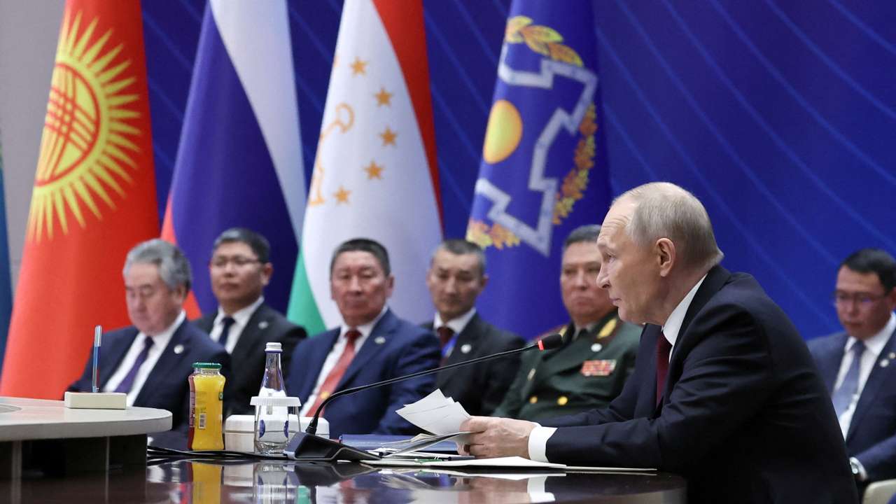 Russian President Putin attends Collective Security Treaty Organization summit in Bishkek
