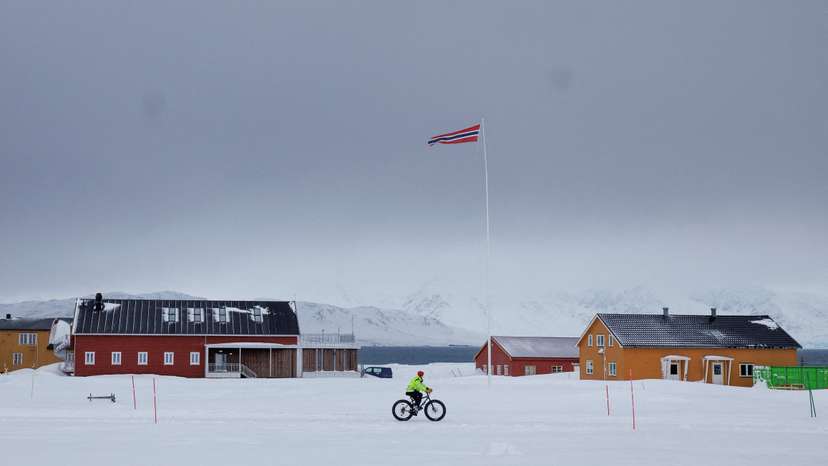 FILE PHOTO: Climate change thaws world's northernmost research station, in Svalbard