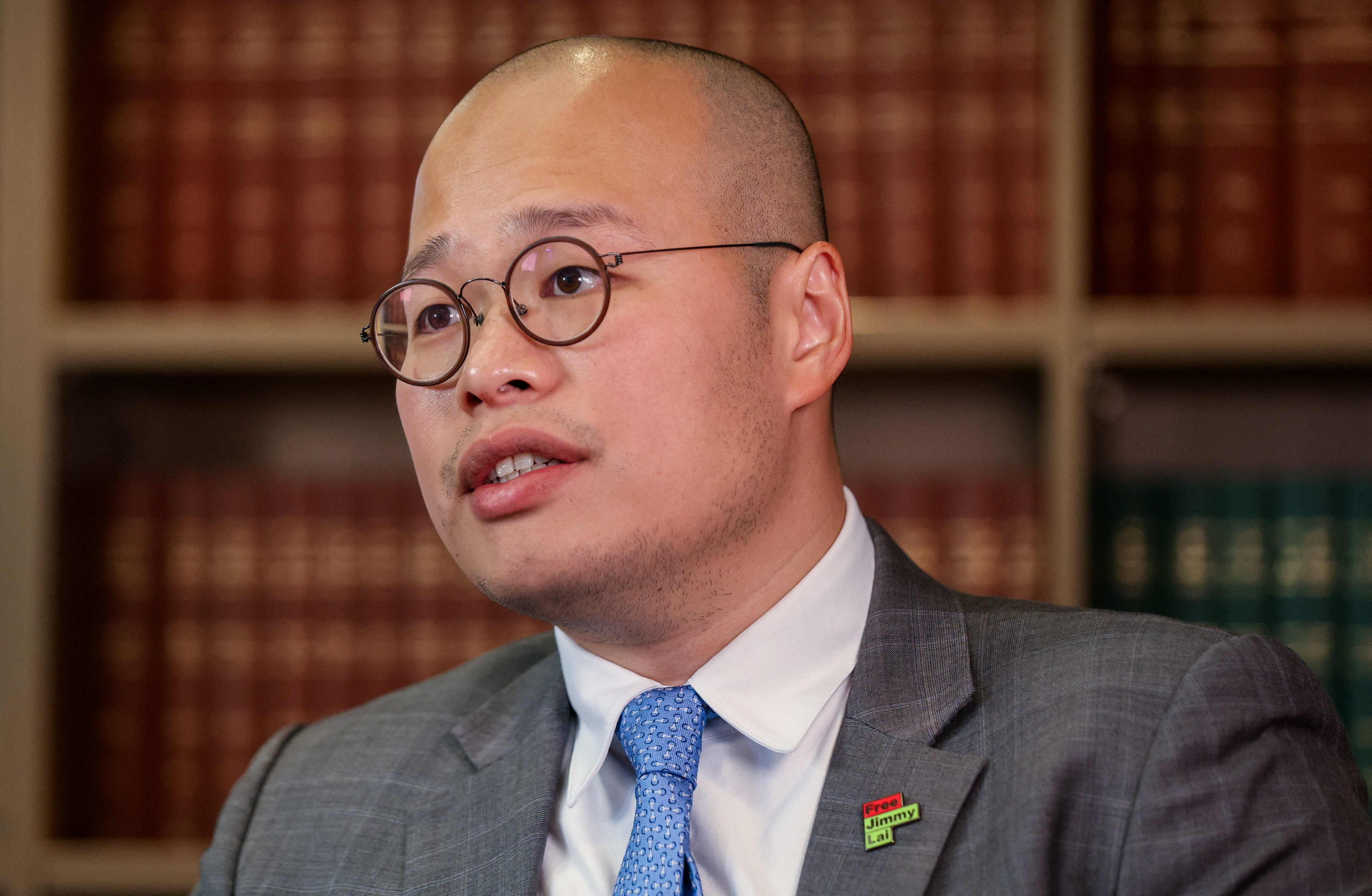 Interview in London with Sebastien Lai, as his father, Jimmy Lai is sentenced