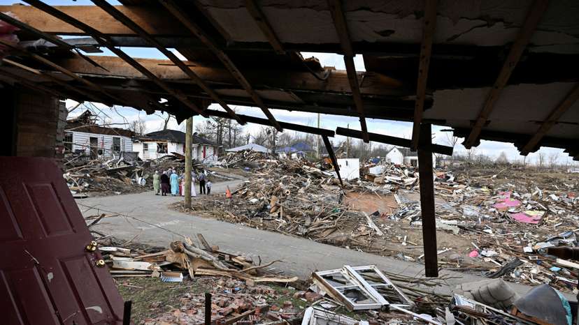FILE PHOTO: Devastating tornadoes rip through several U.S. states