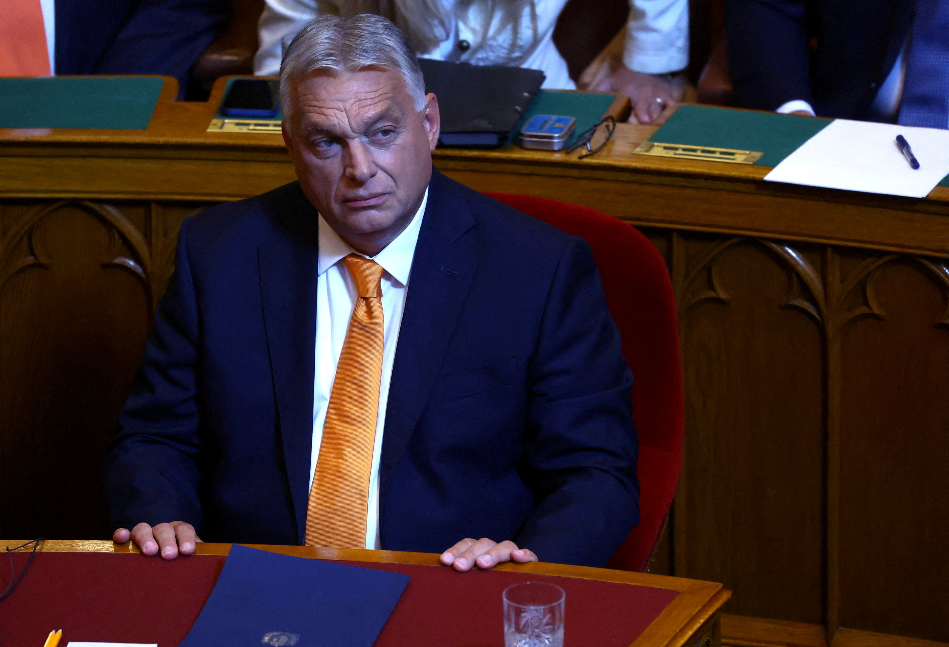 FILE PHOTO: Hungarian Prime Minister Orban attends the autumn session of parliament in Budapest