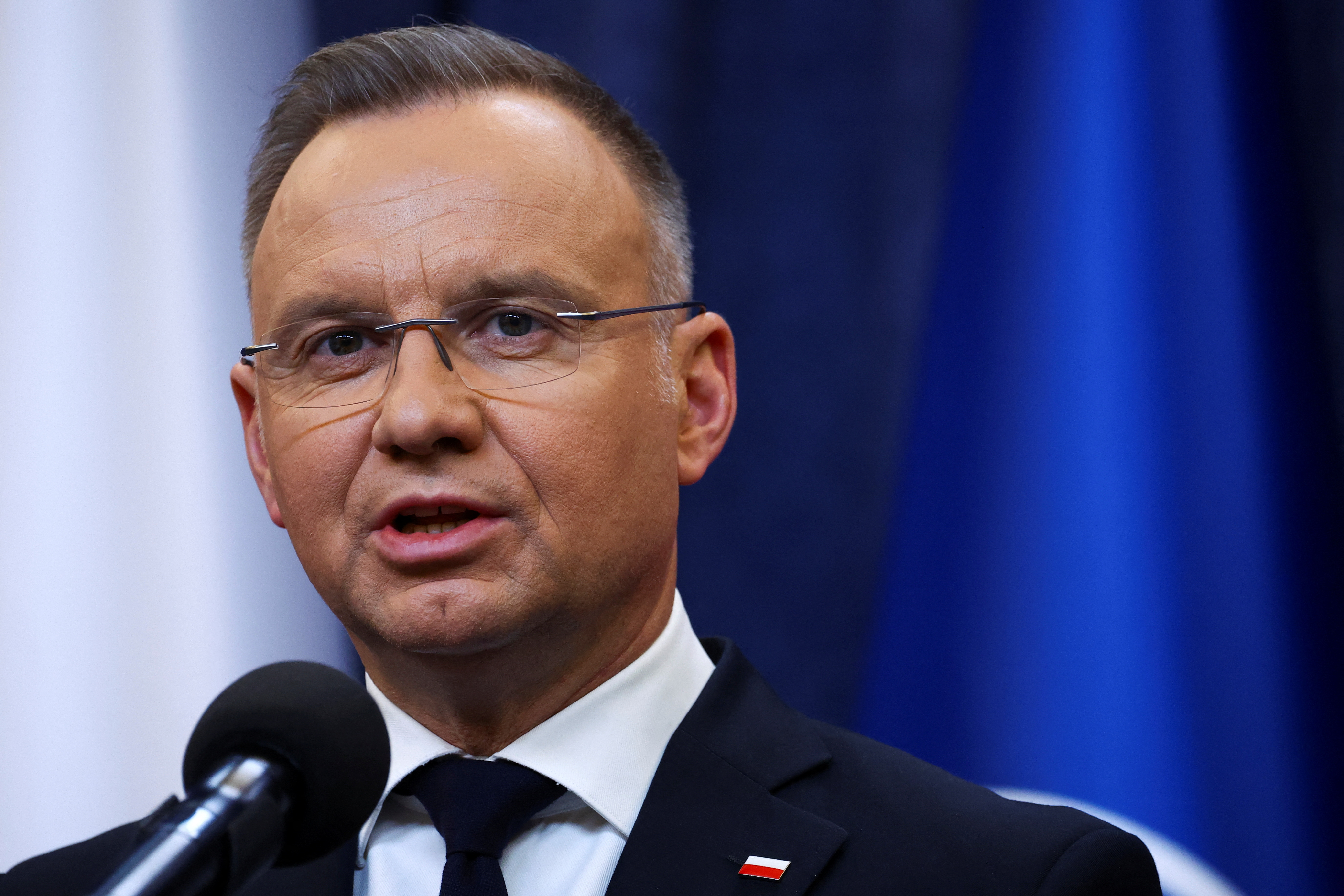 U.S. Special Envoy for Ukraine and Russia Kellogg meets Polish President Duda in Warsaw