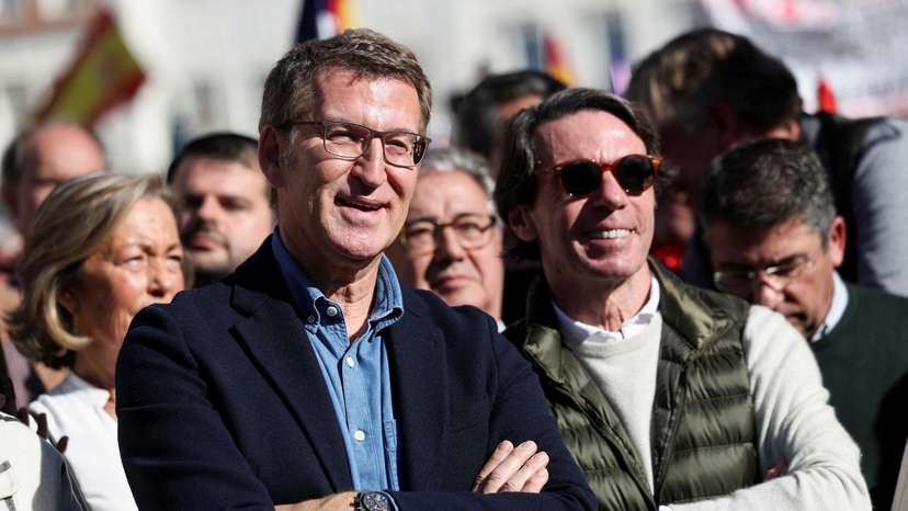 FILE PHOTO: Spain's opposition PP party holds a protest against the Socialist government