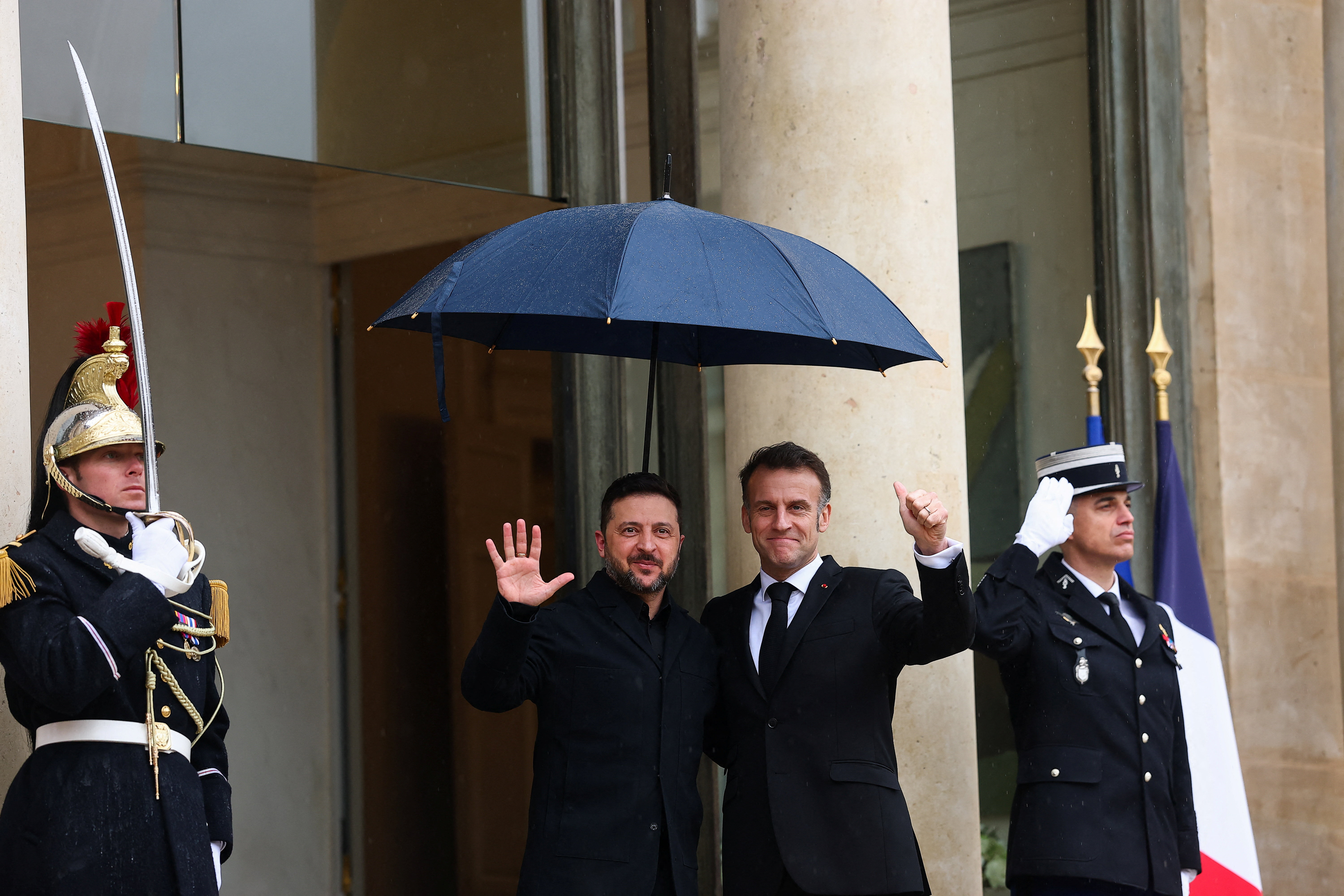 Ukraine's President Volodymyr Zelenskiy visits Paris
