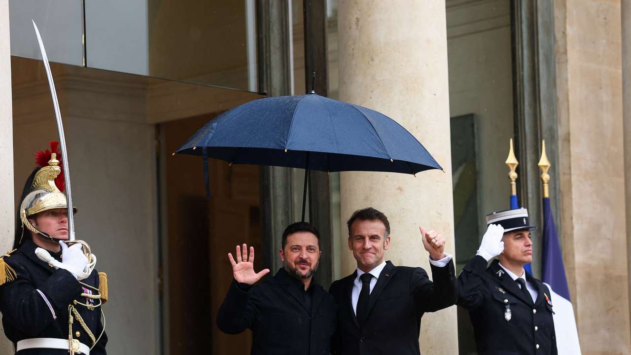 Ukraine's President Volodymyr Zelenskiy visits Paris