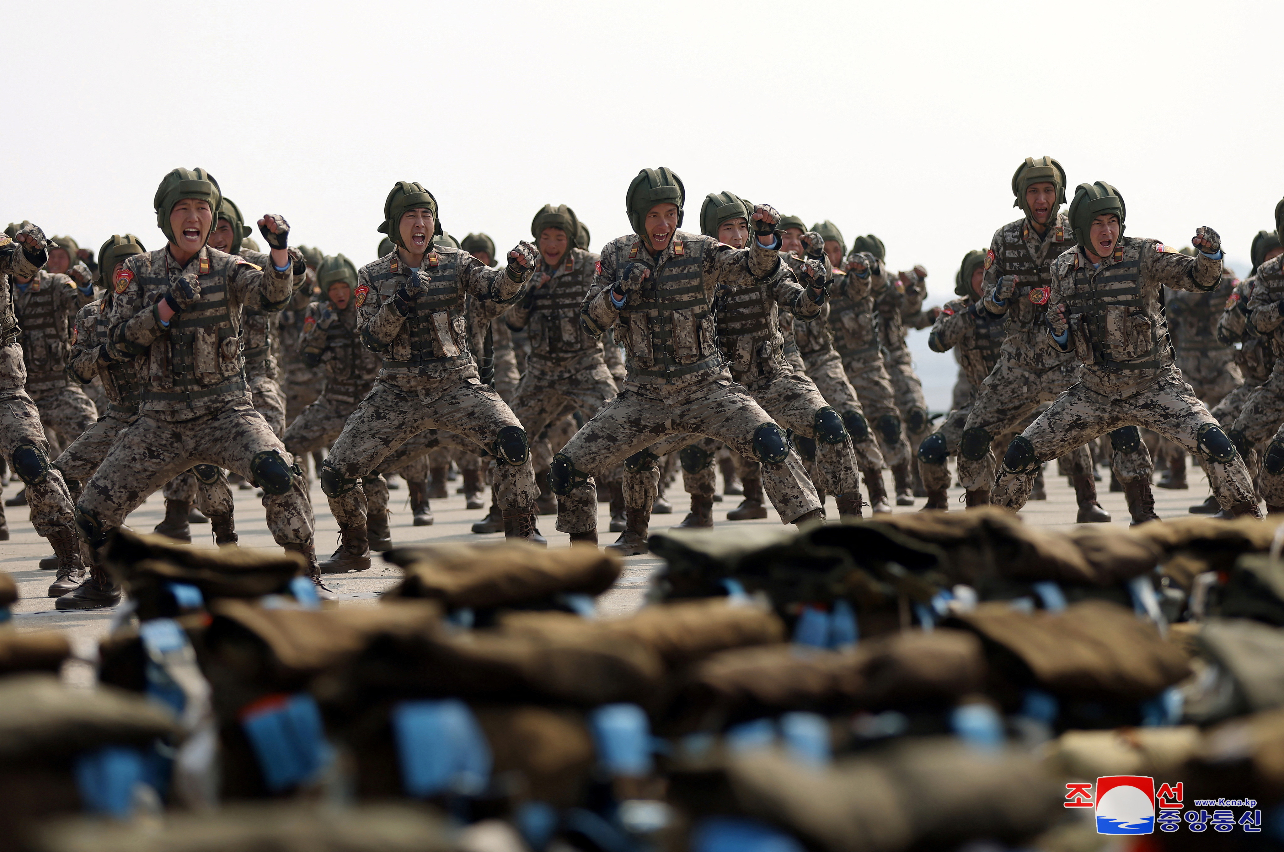 Training of the Korean People's Army's air and amphibious combat units