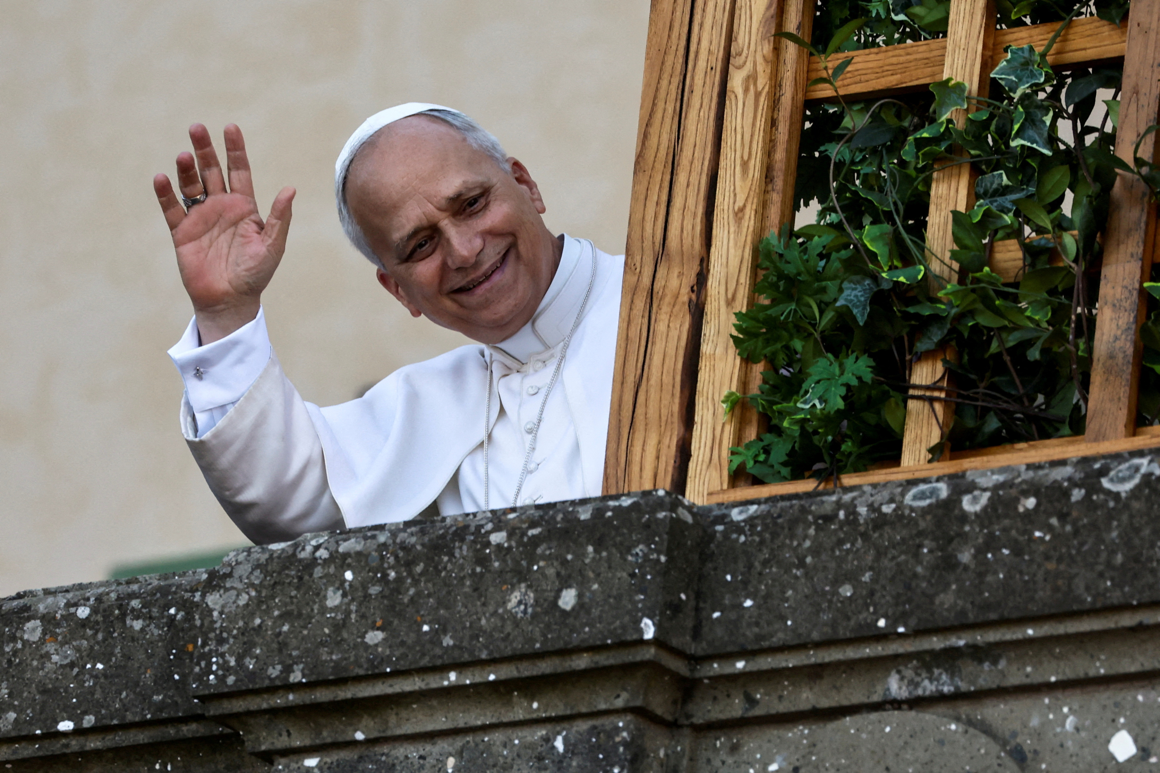 FILE PHOTO: Pope Leo XIV visits Castel Gandolfo