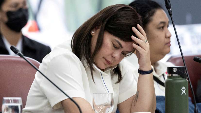 Philippine Vice-President Sara Duterte at the House of Representatives