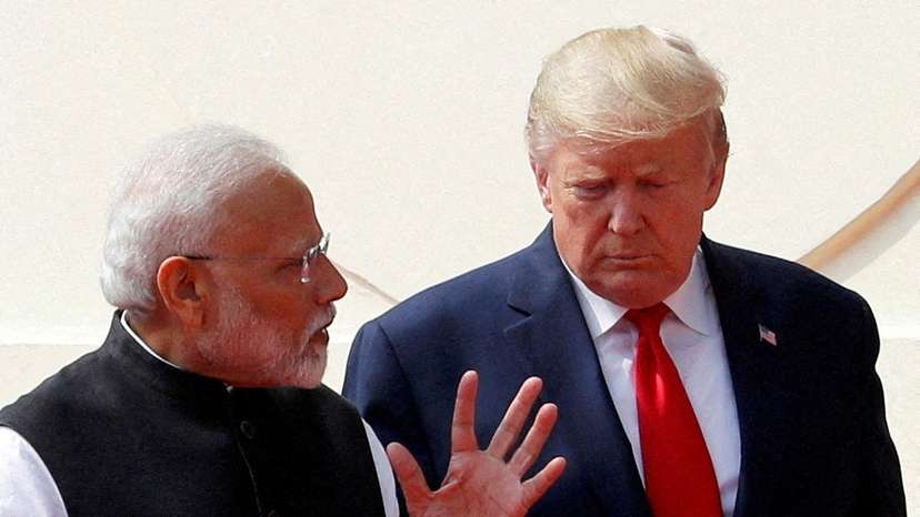 FILE PHOTO: U.S. President Donald Trump visits India in February 2020