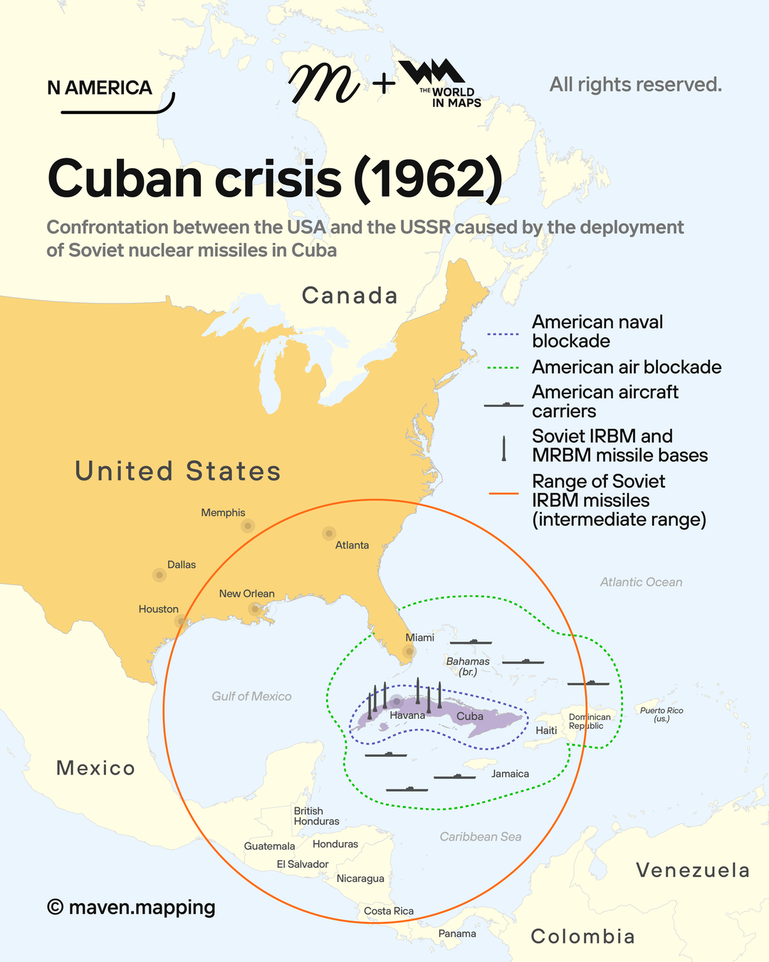 On October 22, 1962, U.S. President John F. Kennedy addressed the nation, revealing that Soviet 