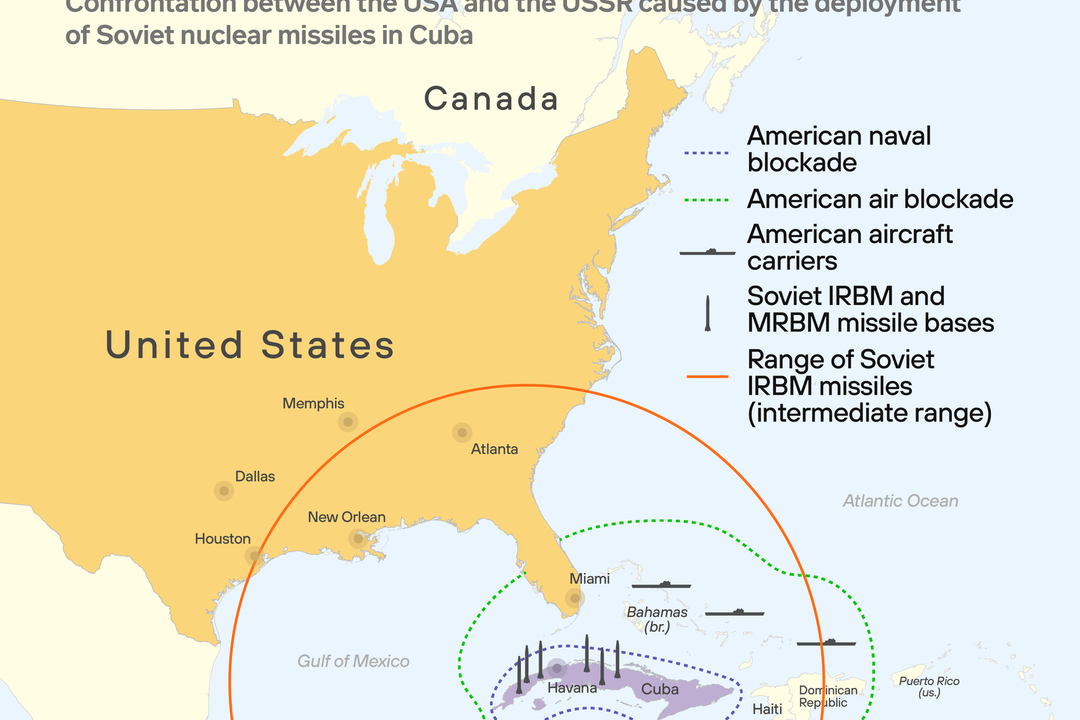 On October 22, 1962, U.S. President John F. Kennedy addressed the nation, revealing that Soviet