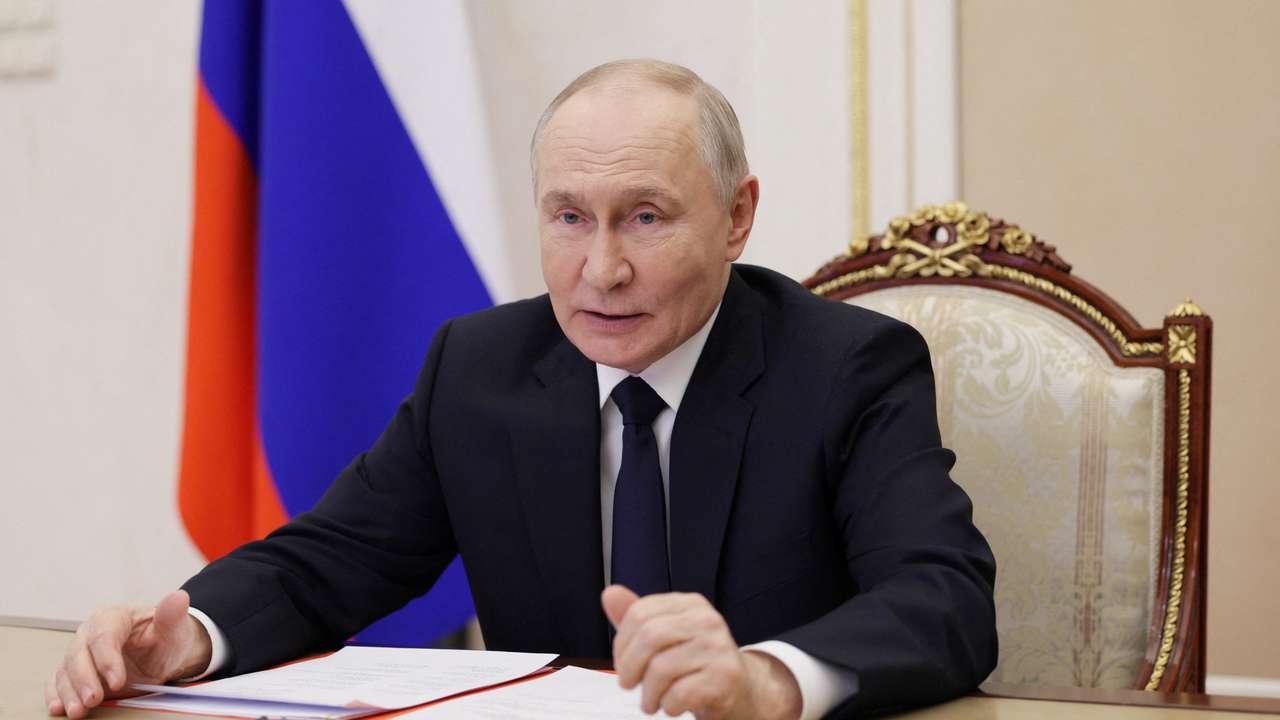 Russian President Putin chairs Security Council meeting in Moscow