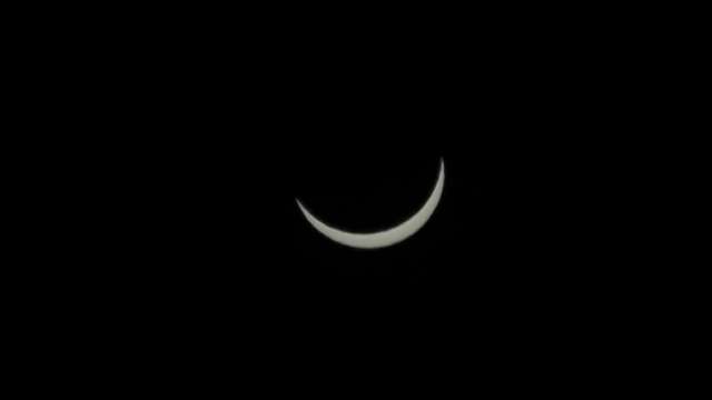 Stranded Migrants Watch Solar Eclipse Over Ceuta
