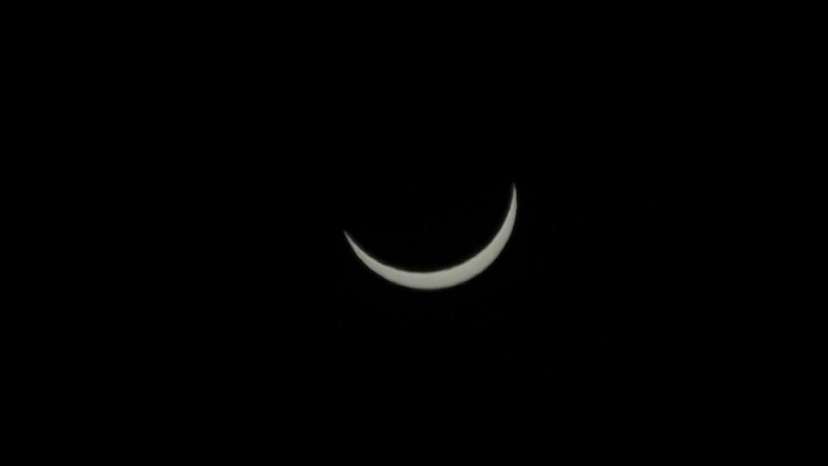 Stranded Migrants Watch Solar Eclipse Over Ceuta