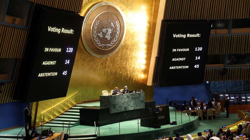 UN emergency special session of United Nations General Assembly in New York