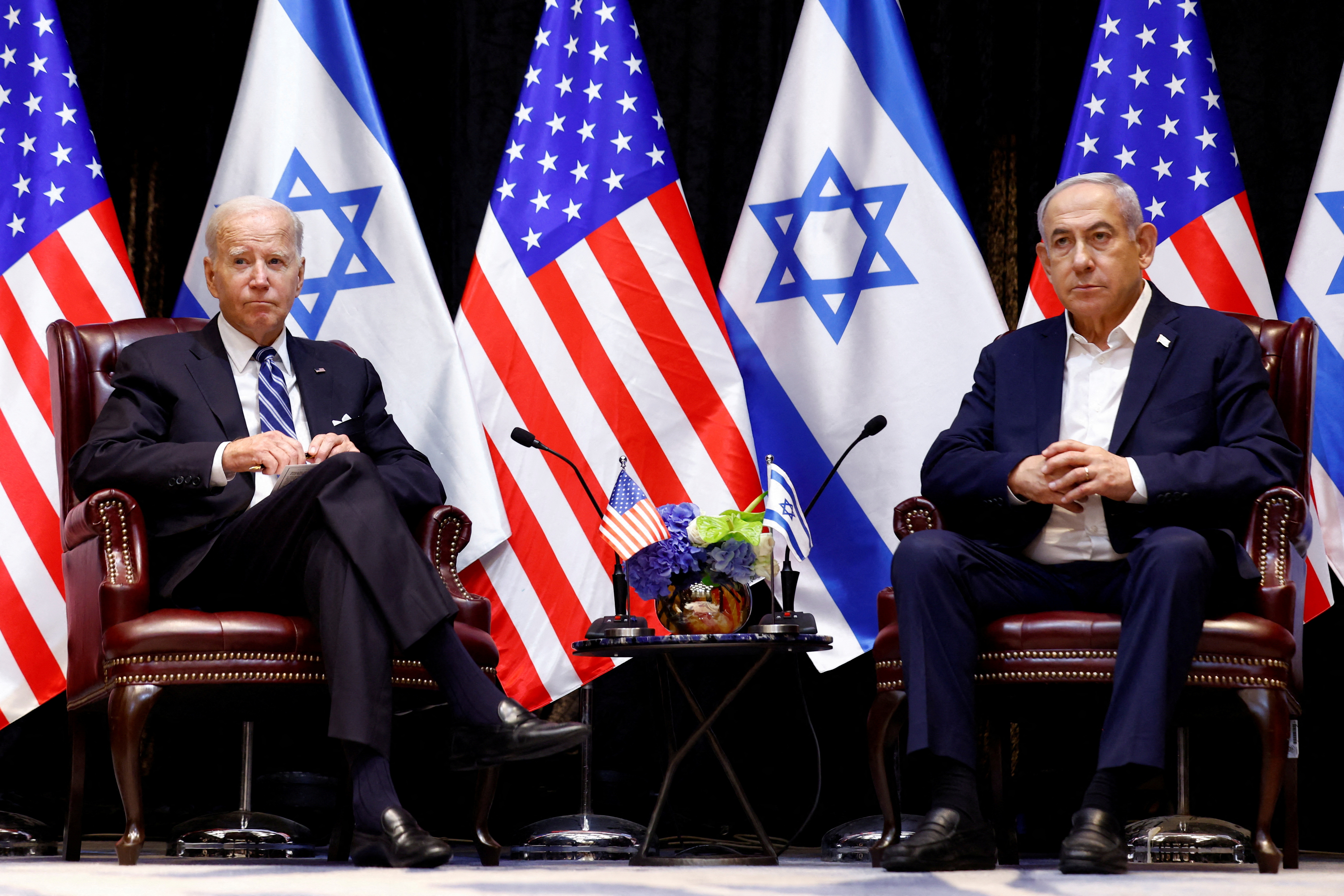 U.S. President Biden visits Israel amid the ongoing conflict between Israel and Hamas