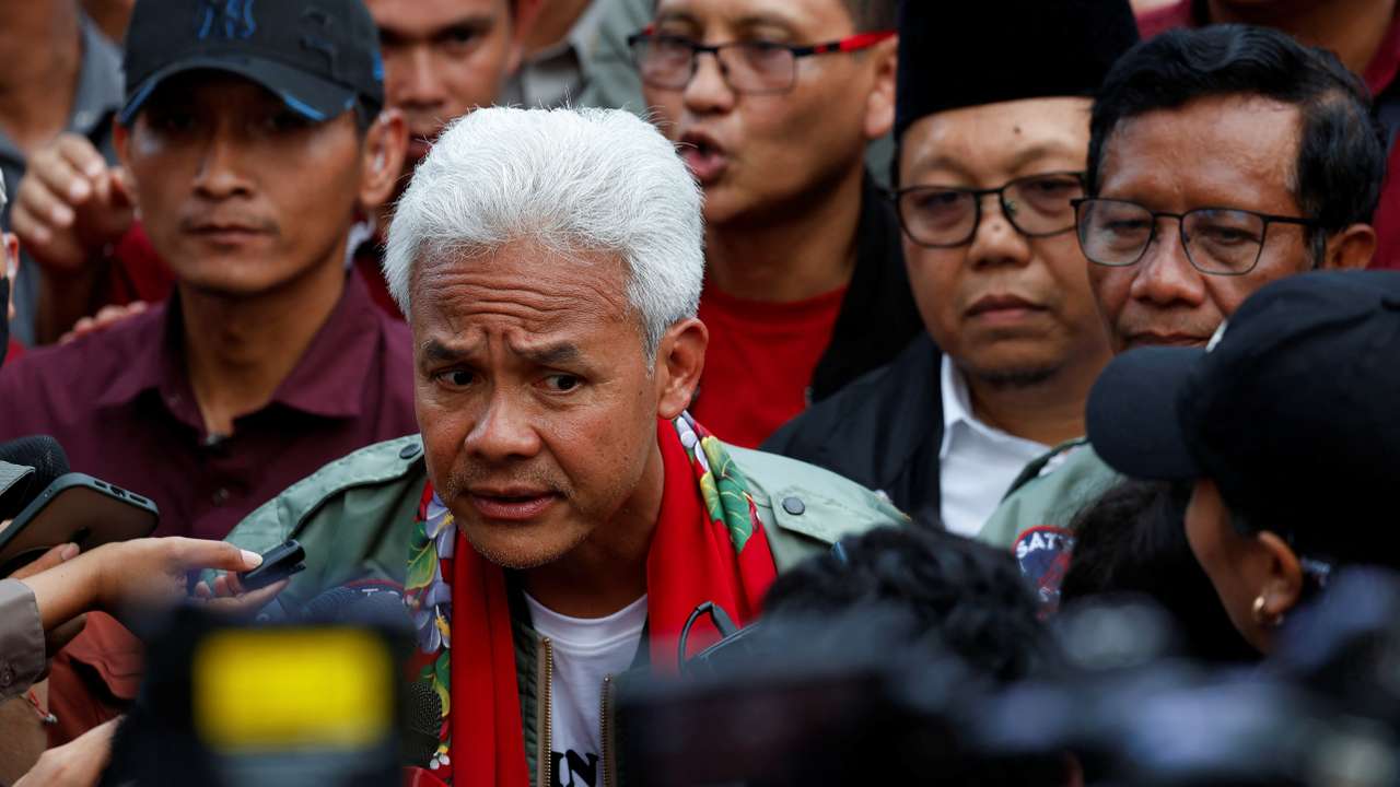 Final campaign rally of Presidential candidate Ganjar Pranowo and his running mate Mahfud MD in Semarang