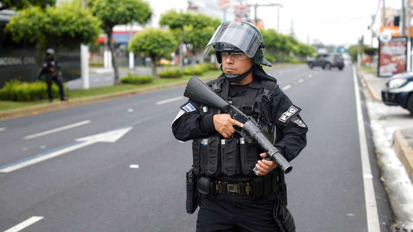 FILE PHOTO: Protest to demand the release of people detained during the state of emergency decreed by the government to curb gang violence, ahead of the Miss Universe gala to be held in San Salvador