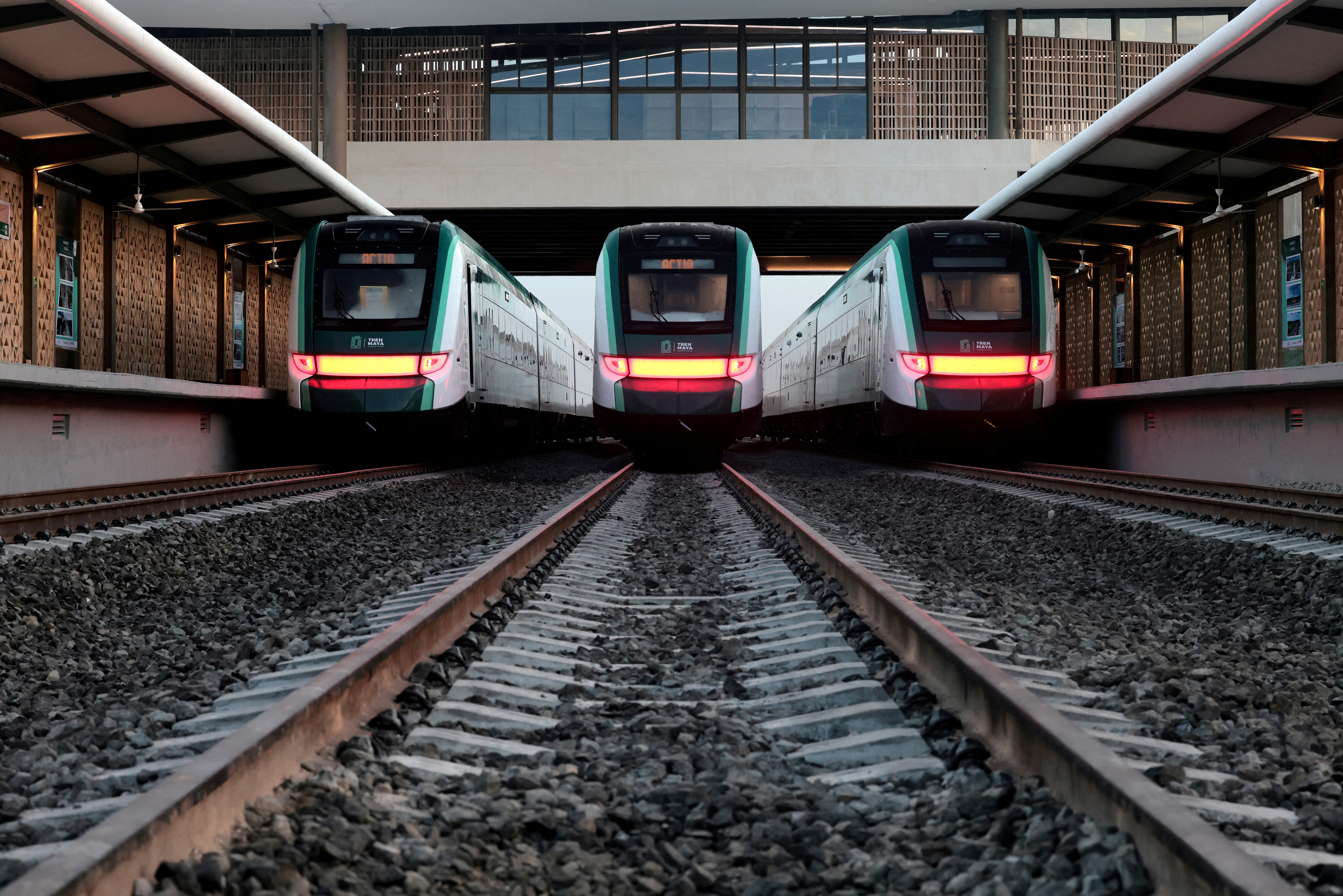 Inauguration of the first phase of the touristic Mayan Train, in Campeche