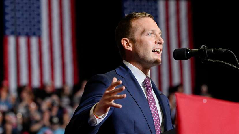 Former U.S. President Trump holds a rally in Ohio