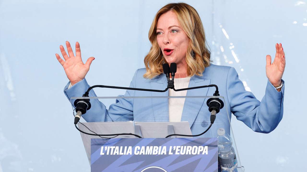 "Brothers of Italy" (Fratelli d'Italia) party conference in Pescara