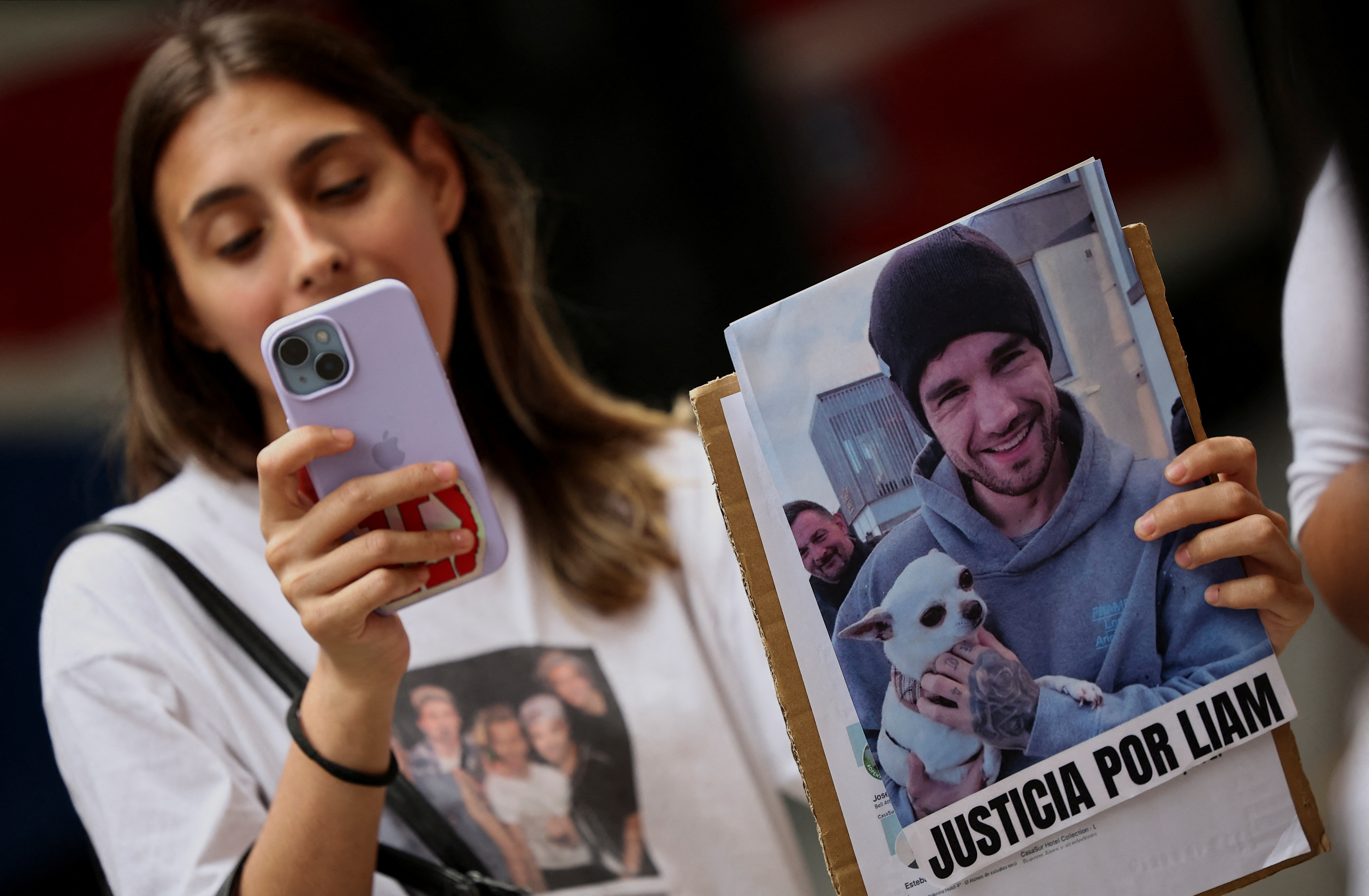 Liam Payne’s fans protest outside court, call for justice