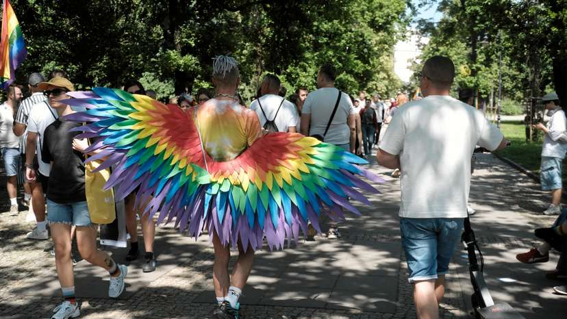 LGBT+ pride parade in Warsaw