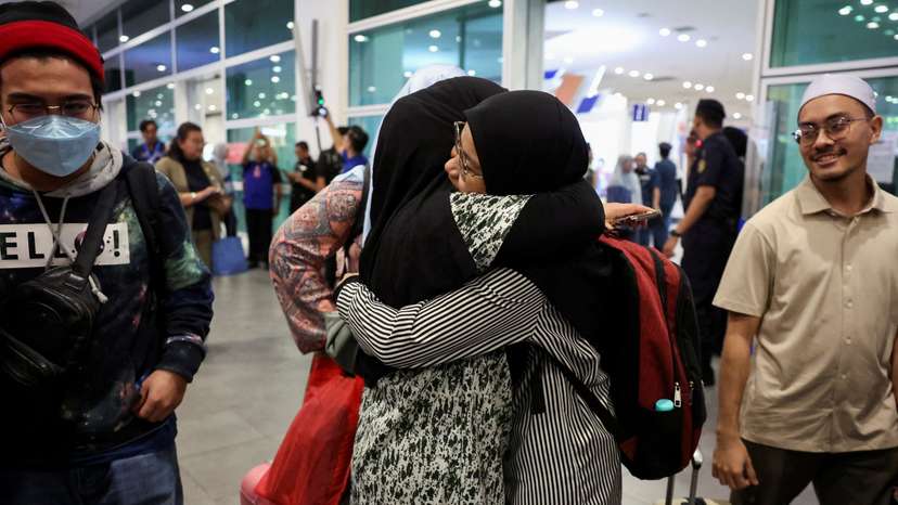 Flight carrying Malaysians evacuated from Bangladesh arrives