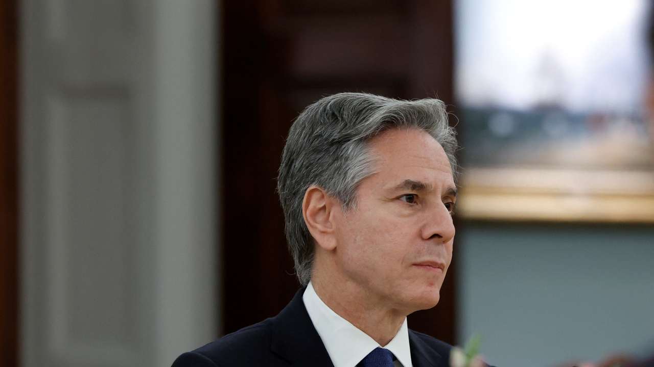 FILE PHOTO: U.S. Secretary of State Antony Blinken meets with Thai Foreign Minister Parnpree Bahiddha-Nukara at the State Department in Washington