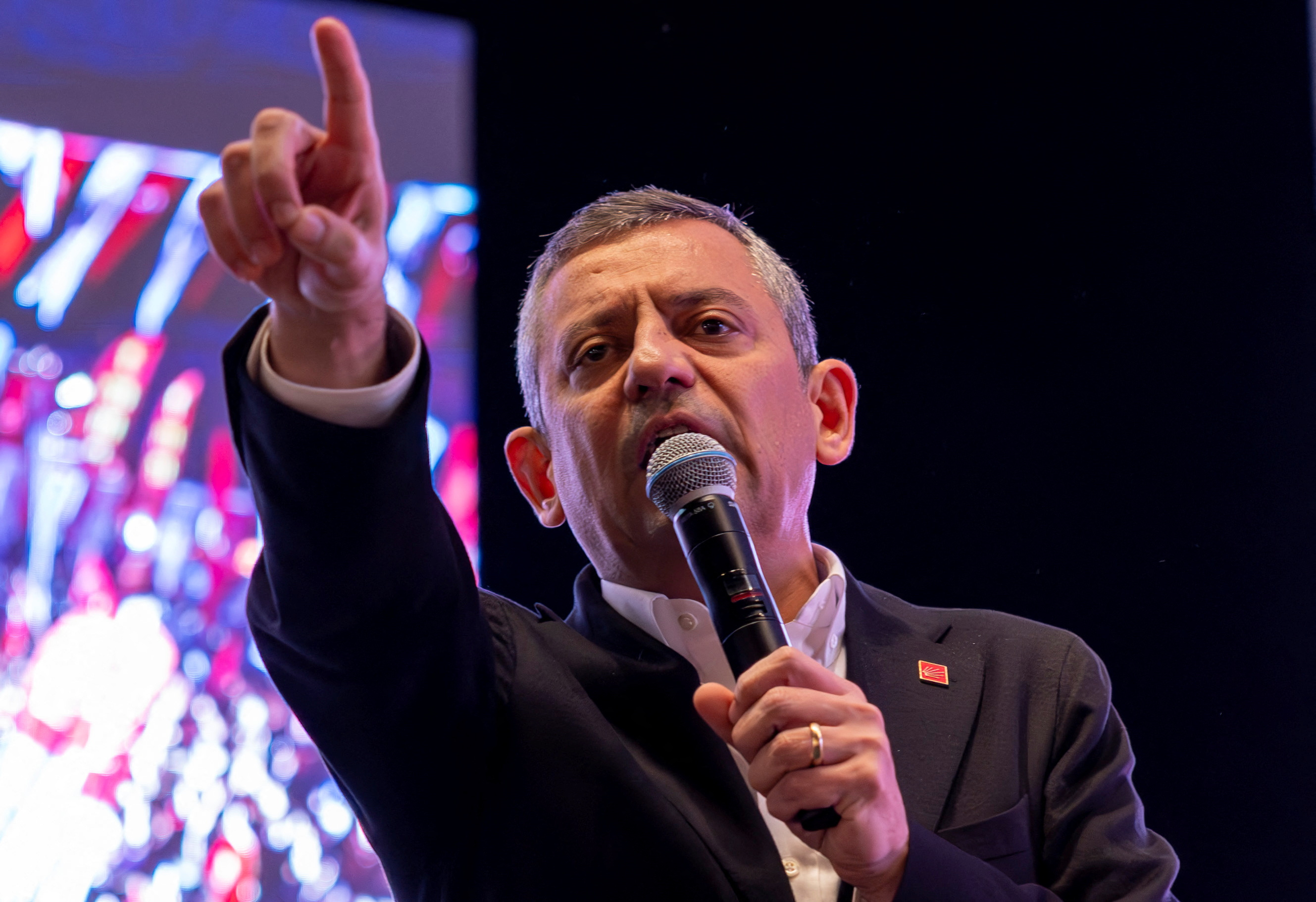 Rally to protest against the arrest of Istanbul Mayor Ekrem Imamoglu, in Istanbul