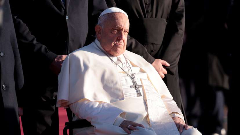 Pope Francis visits Corsica
