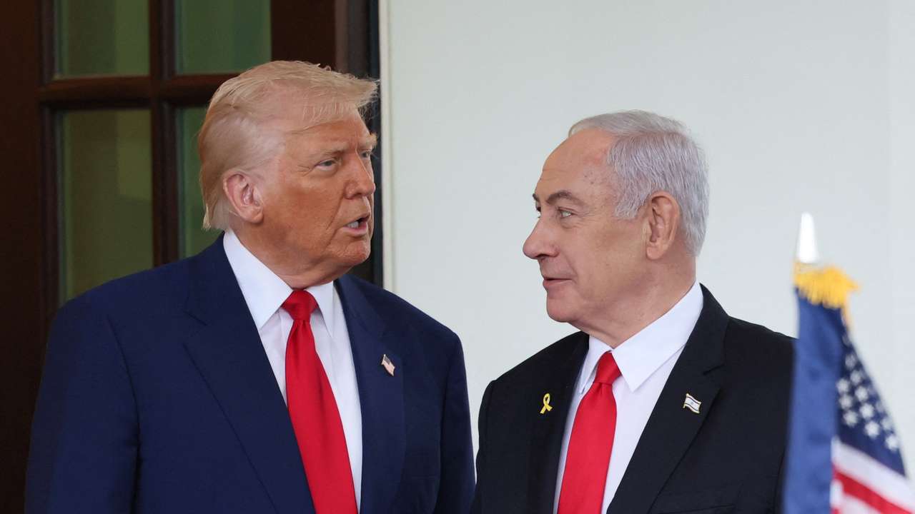 U.S. President Trump meets Israeli PM Netanyahu in Washington