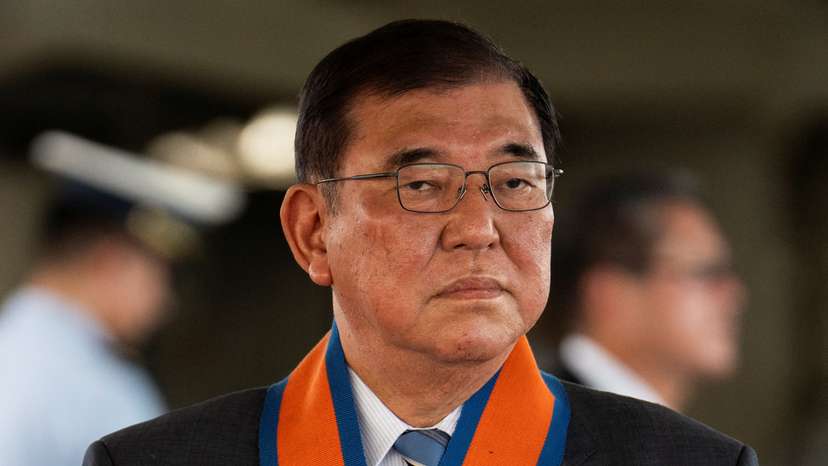 Japan's Prime Minister Shigeru Ishiba visits the Philippine Coast Guard