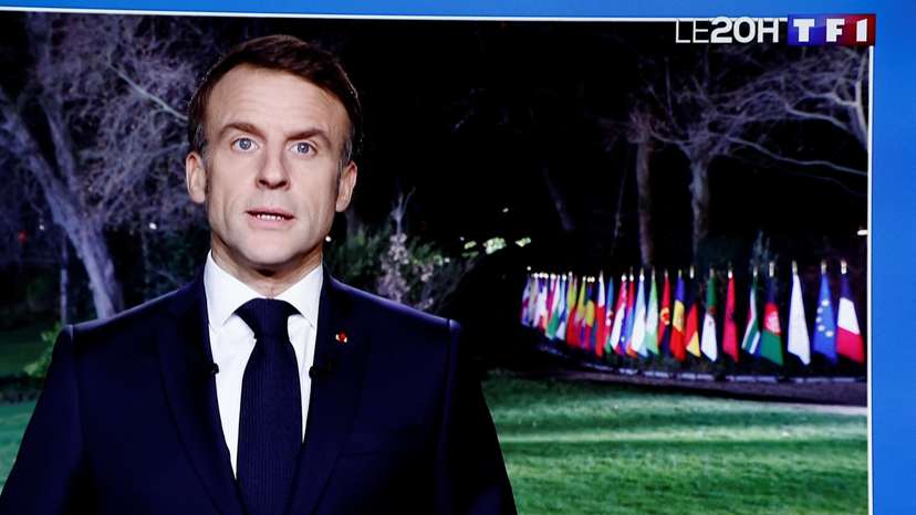 France's President Macron makes New Year address