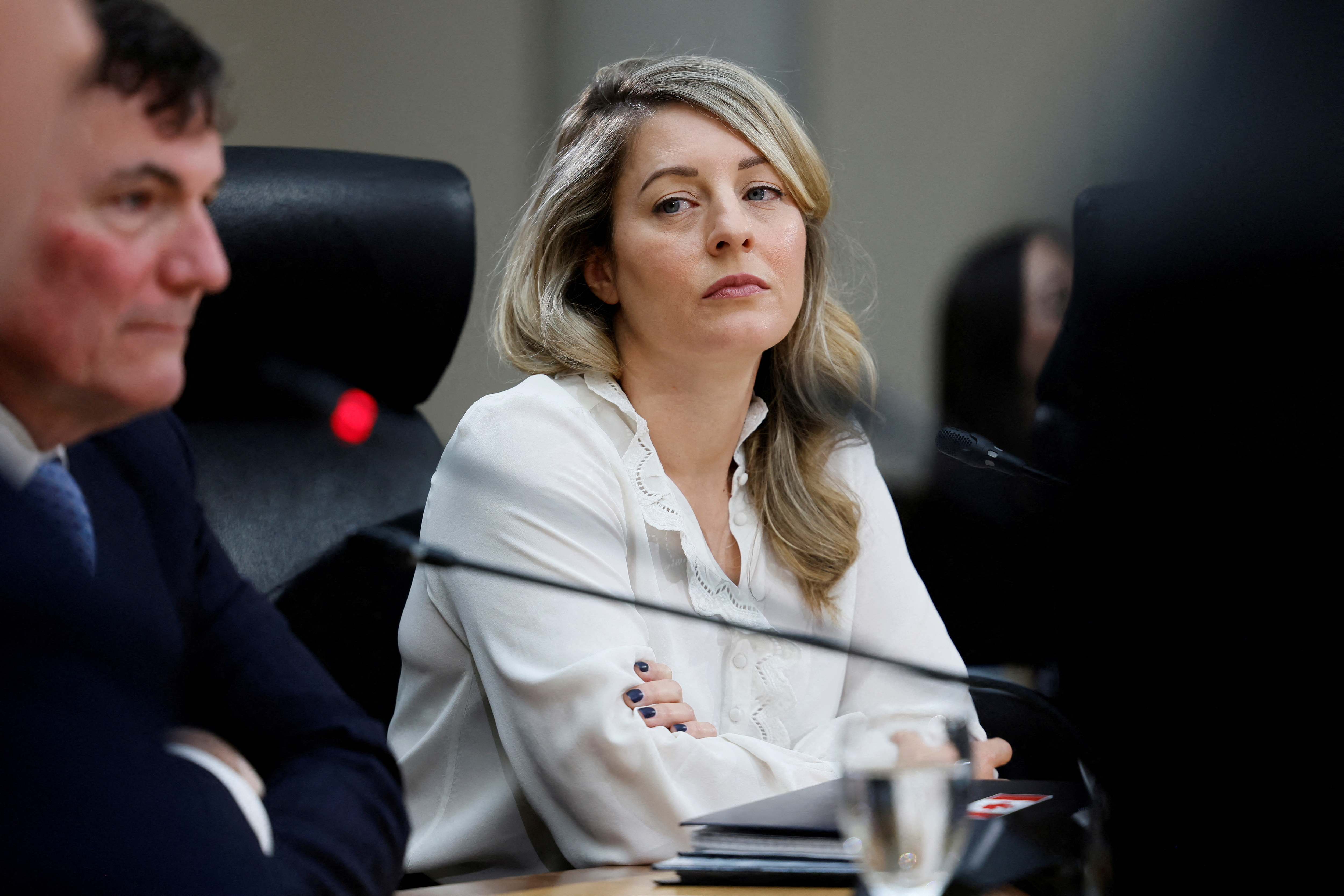 FILE PHOTO: Canada's Minister of Foreign Affairs Melanie Joly takes part in a provincial and territorial leaders meeting in Ottawa