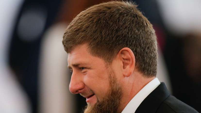 Head of Russia's Chechnya Kadyrov waits before annual state of nation address attended by Russian President Putin at Kremlin in Moscow
