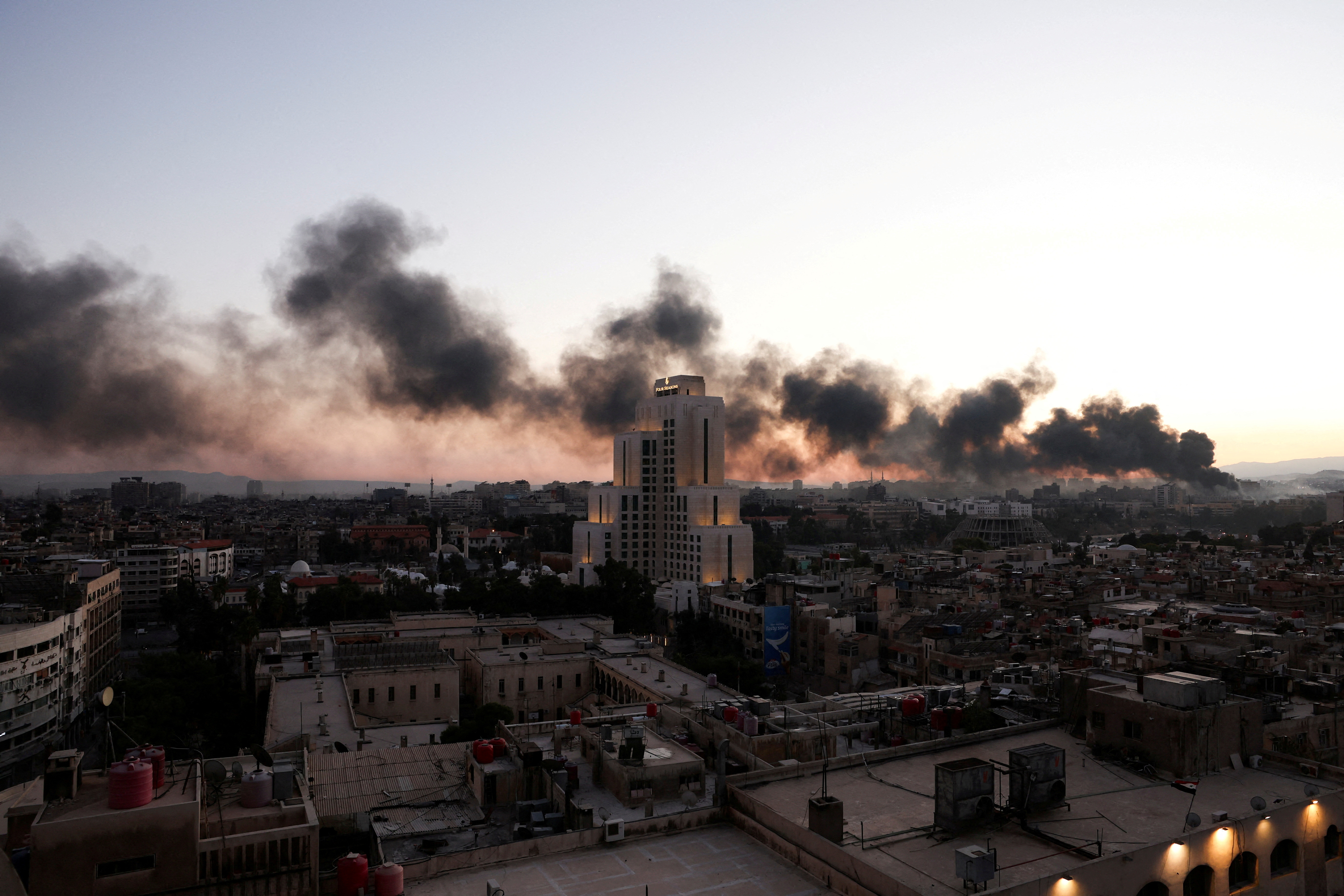 FILE PHOTO: Syrian rebels announced that they have ousted Syria's Bashar al-Assad, in Damascus