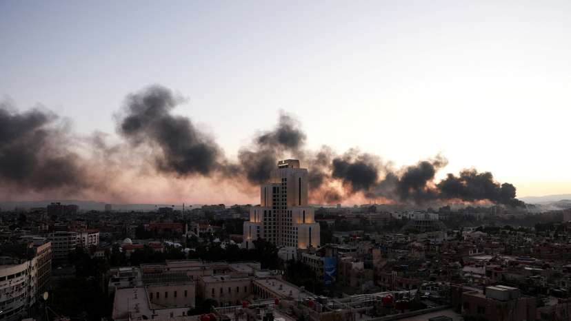 FILE PHOTO: Syrian rebels announced that they have ousted Syria's Bashar al-Assad, in Damascus