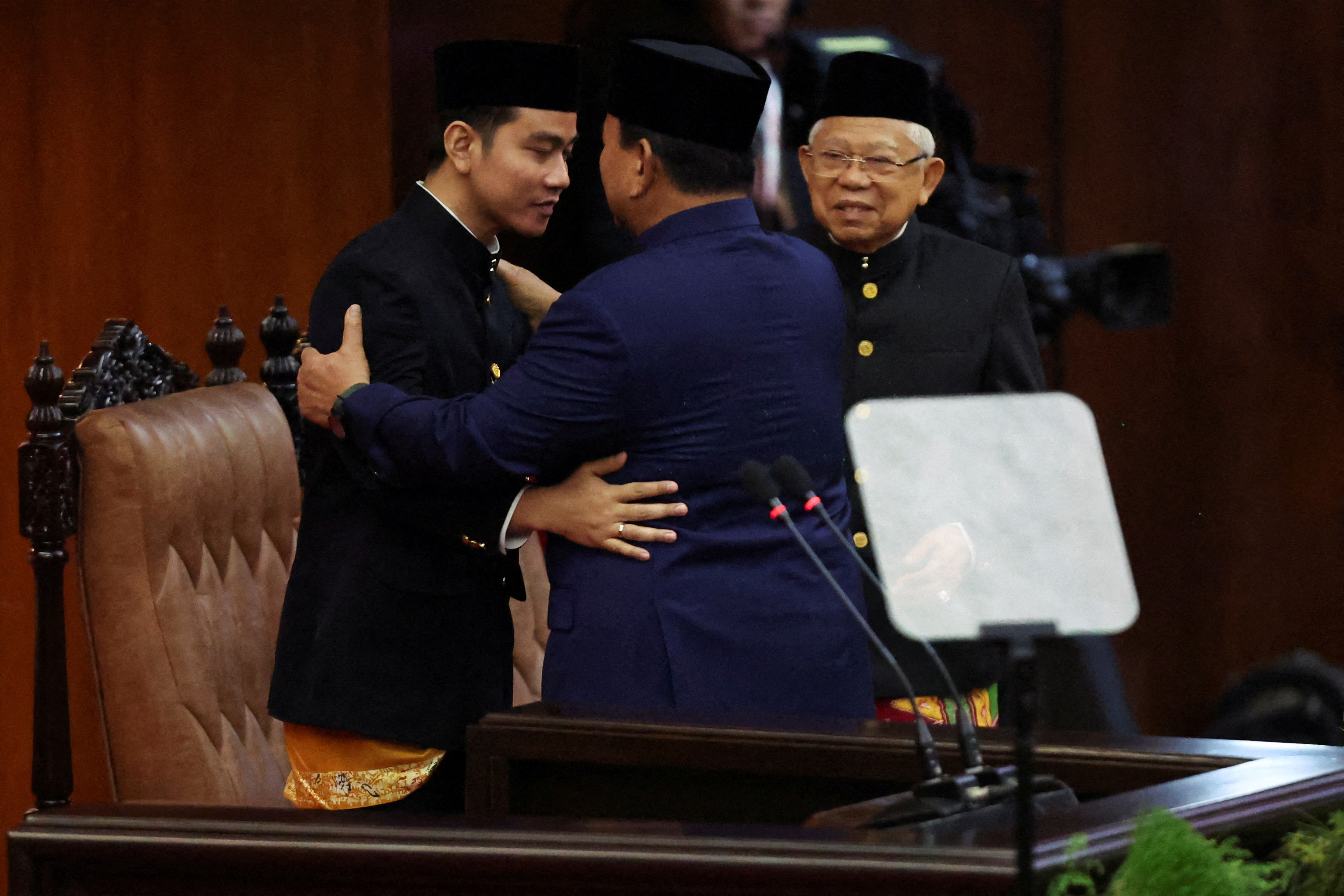 Inauguration of Indonesia's new President Prabowo Subianto and new Vice President Gibran Rakabuming Raka, in Jakarta