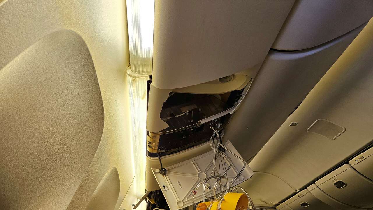 Emergency landing at Bangkok's Suvarnabhumi International Airport, in Bangkok