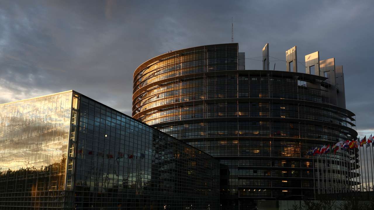 A general view of the building of the European Parliament in Strasbourg