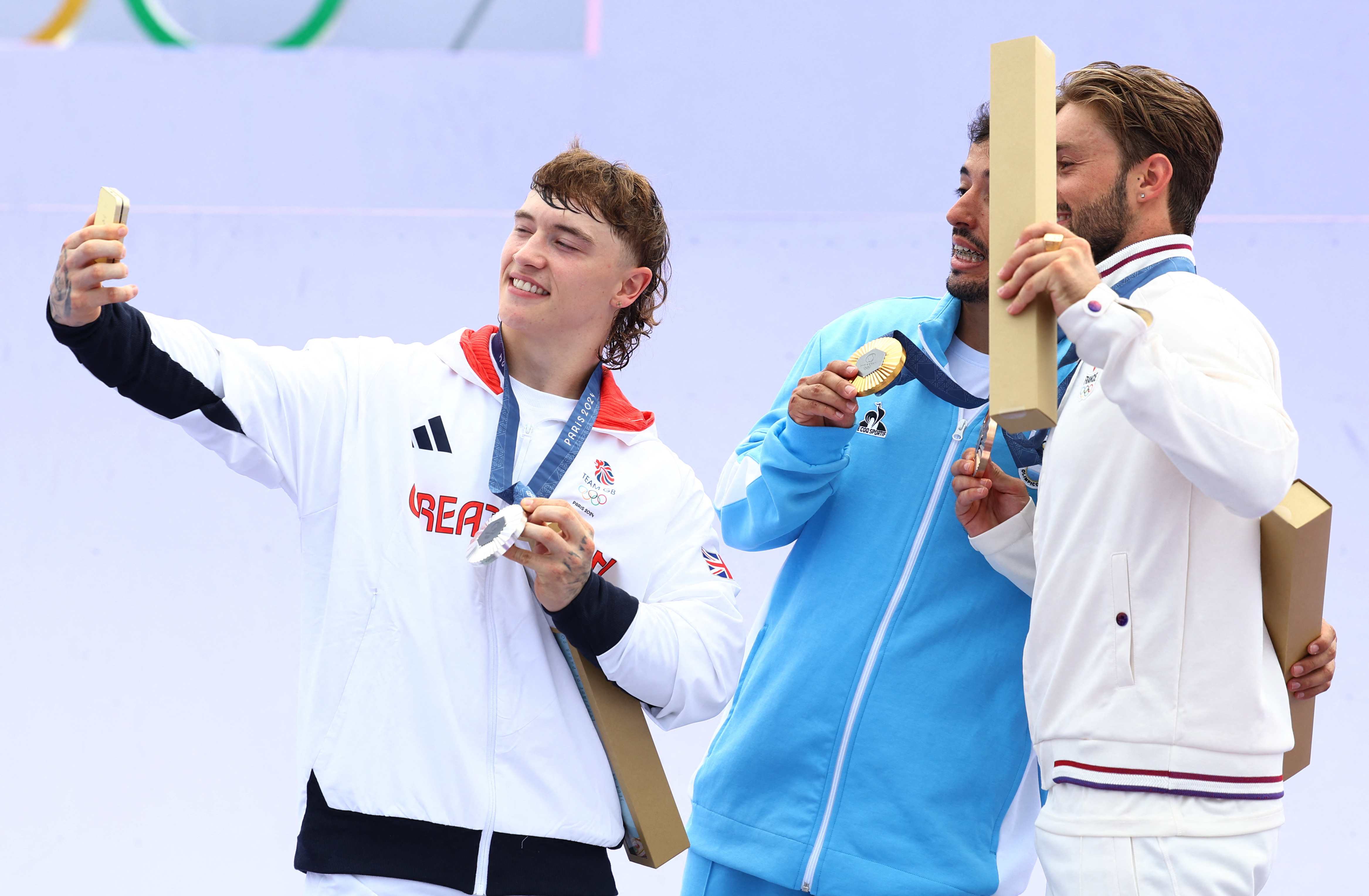 BMX Freestyle - Men's Park Victory Ceremony
