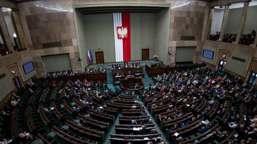 Polish MP displays Nazi symbol on Israeli flag