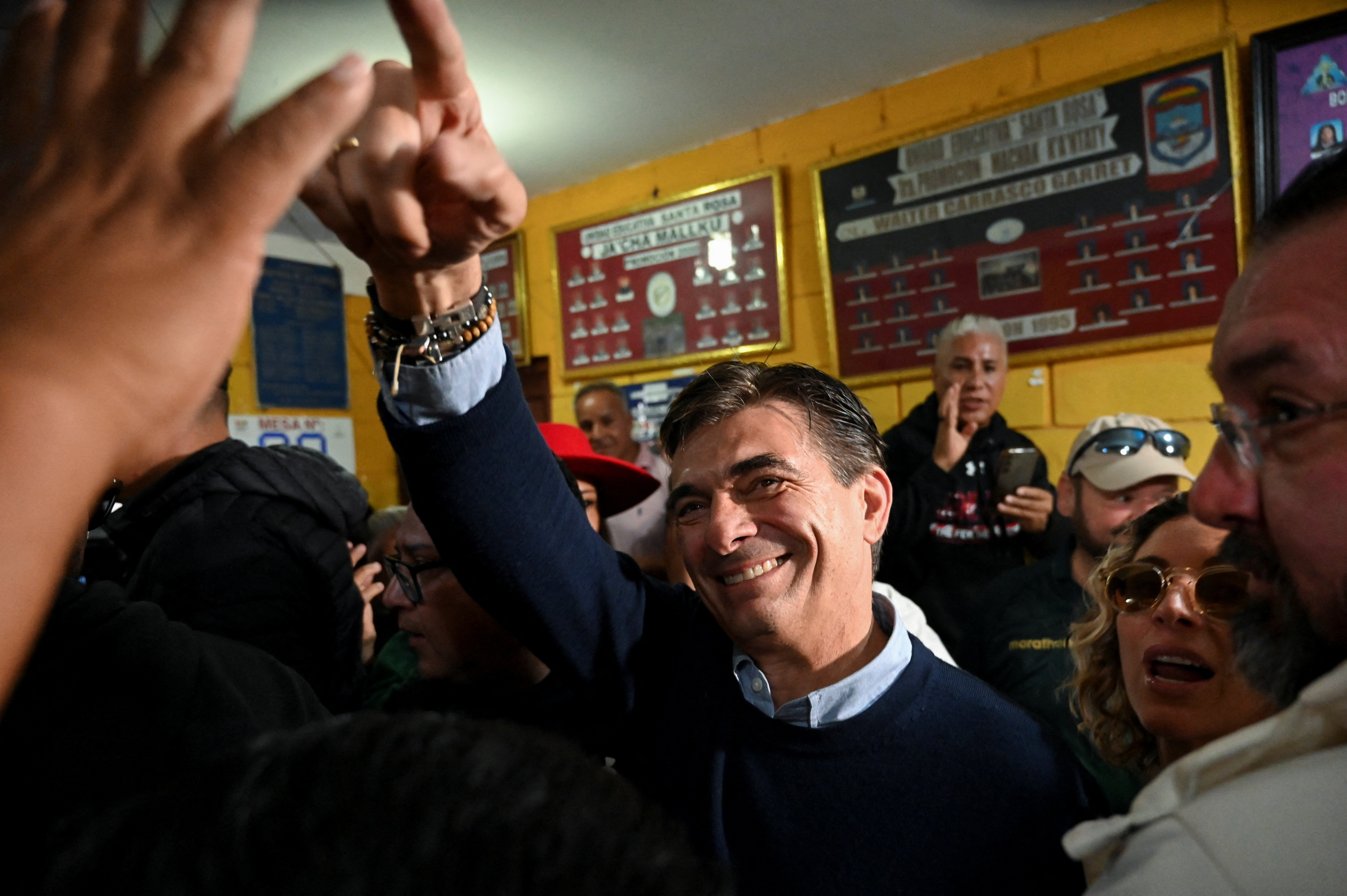 Bolivian presidential runoff election, in La Paz