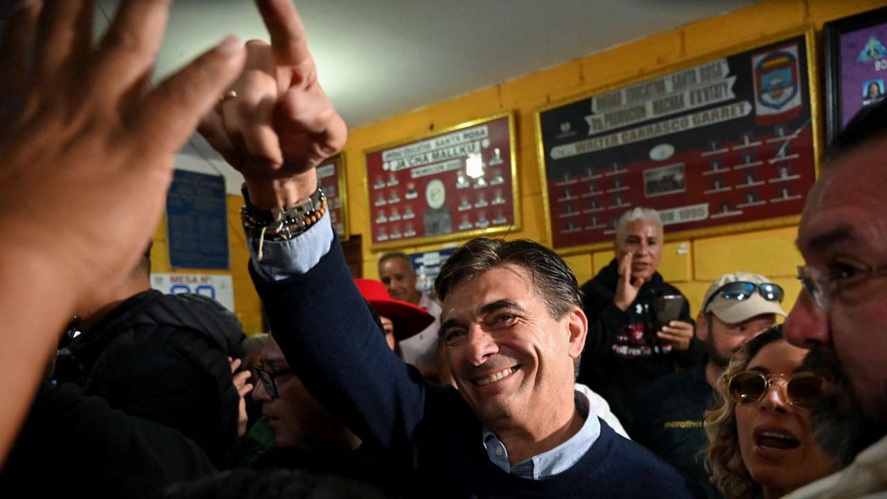 Bolivian presidential runoff election, in La Paz